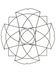 Simple mandala 43