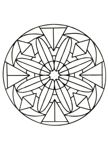 Simple mandala 50
