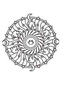 Simple mandala 54