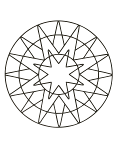 Simple mandala 60