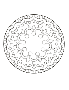 Simple mandala 62