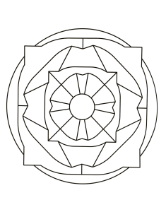 Simple mandala 70