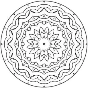 Simple mandala 8