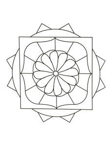 Simple mandala 82