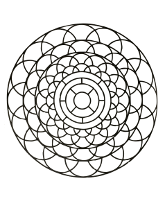 Simple mandala 84