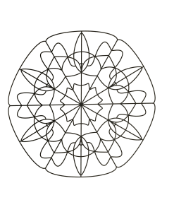 Simple mandala 89