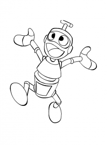 65 Top Robot Cartoon Coloring Pages  Images