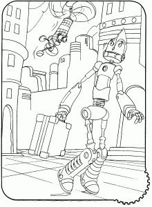 Coloring robots dreamworks movie