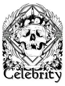 Crowned skull by giuliano coman