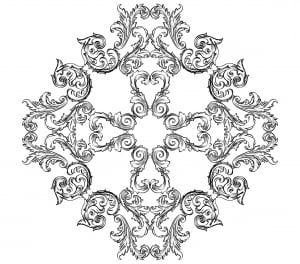 Magnificent Royal illustration (Coloring Page)