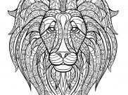 Lions Coloring Pages for Adults