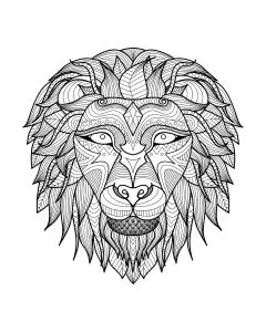 Lion head 2
