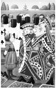 Alice And The Queen Of Hearts