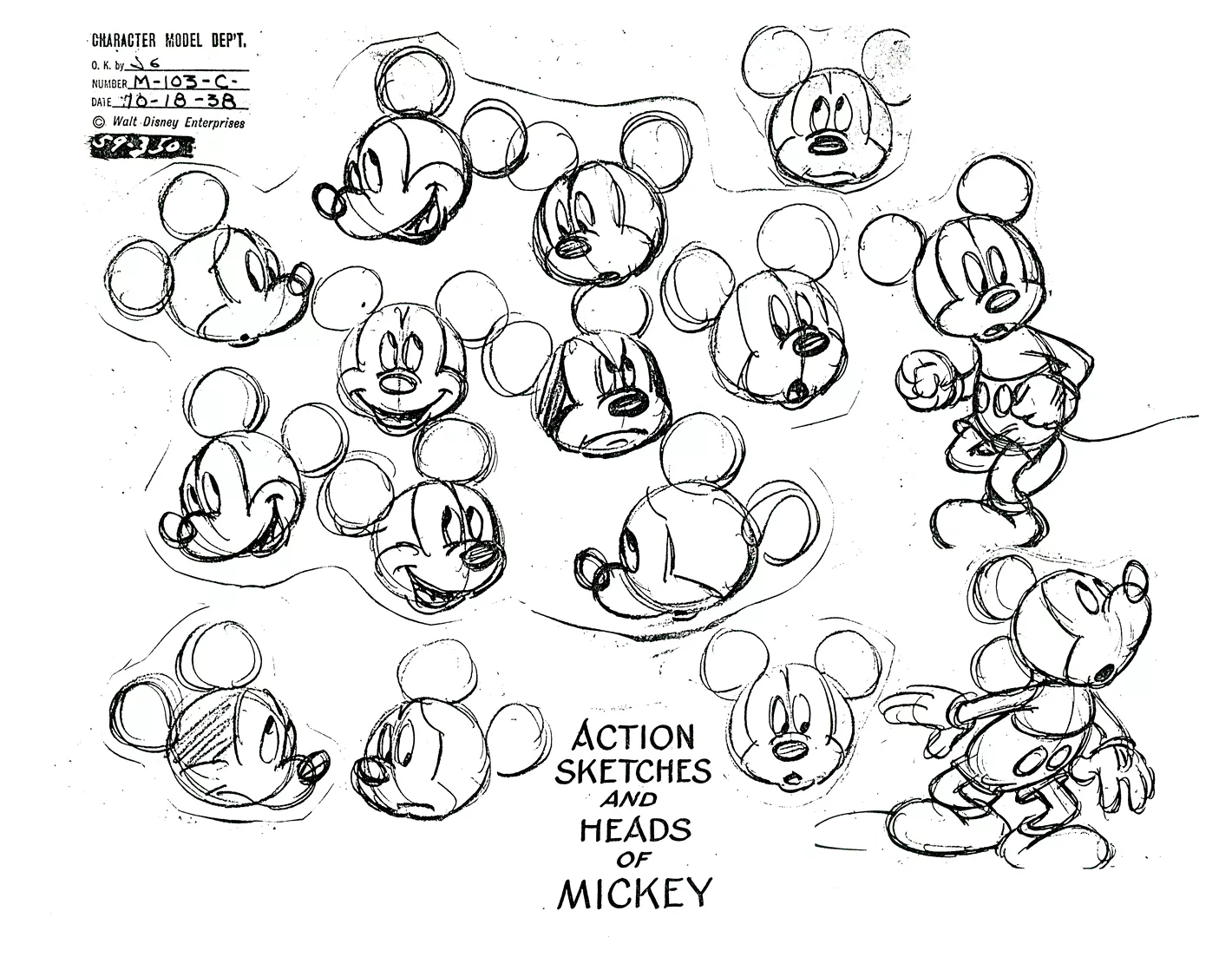 The multiple emotions of Mickey (Printable Book and Comic Coloring Page for adults)