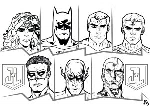 62 Justice League Coloring Pages Online  Latest Free