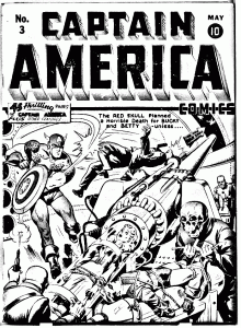Coloring adult cover comics captain america