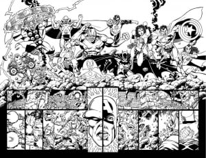 coloring-complex-avengers-details (Book and Comic Coloring Page)