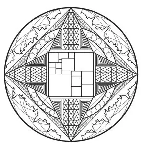 Mandala art deco