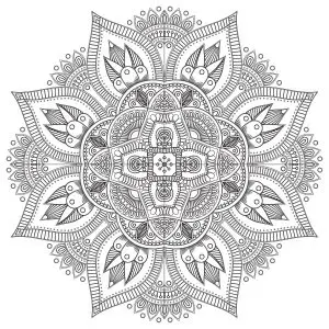 Zen and Anti Stress Mandala   7