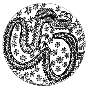 Chinese Mandala Dragon
