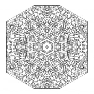 coloring-mandala-city