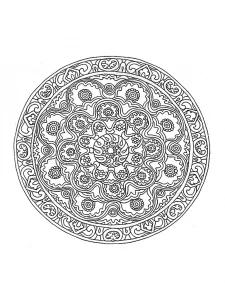 Mandala difficile 1