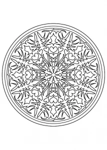 Mandala difficile 9