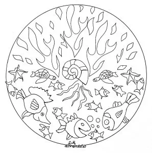 Mandala domandalas seabed