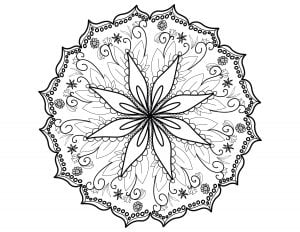 Fine And Elegant Mandala