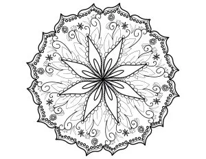 Fine and elegant Mandala