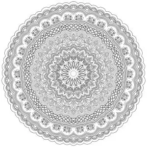 Zen and Anti Stress Mandala   10
