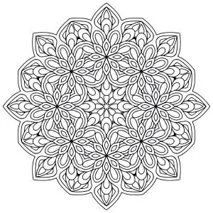 Zen and Anti Stress Mandala   8