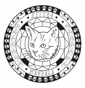 coloring-page-adult-mandala-cat-by-allan