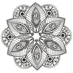 Mandala Original Flower by markovka