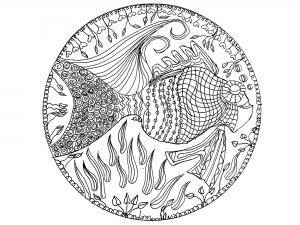 coloring-page-mandala-fish