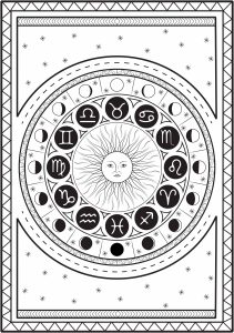 Astrological signs and moon cycle