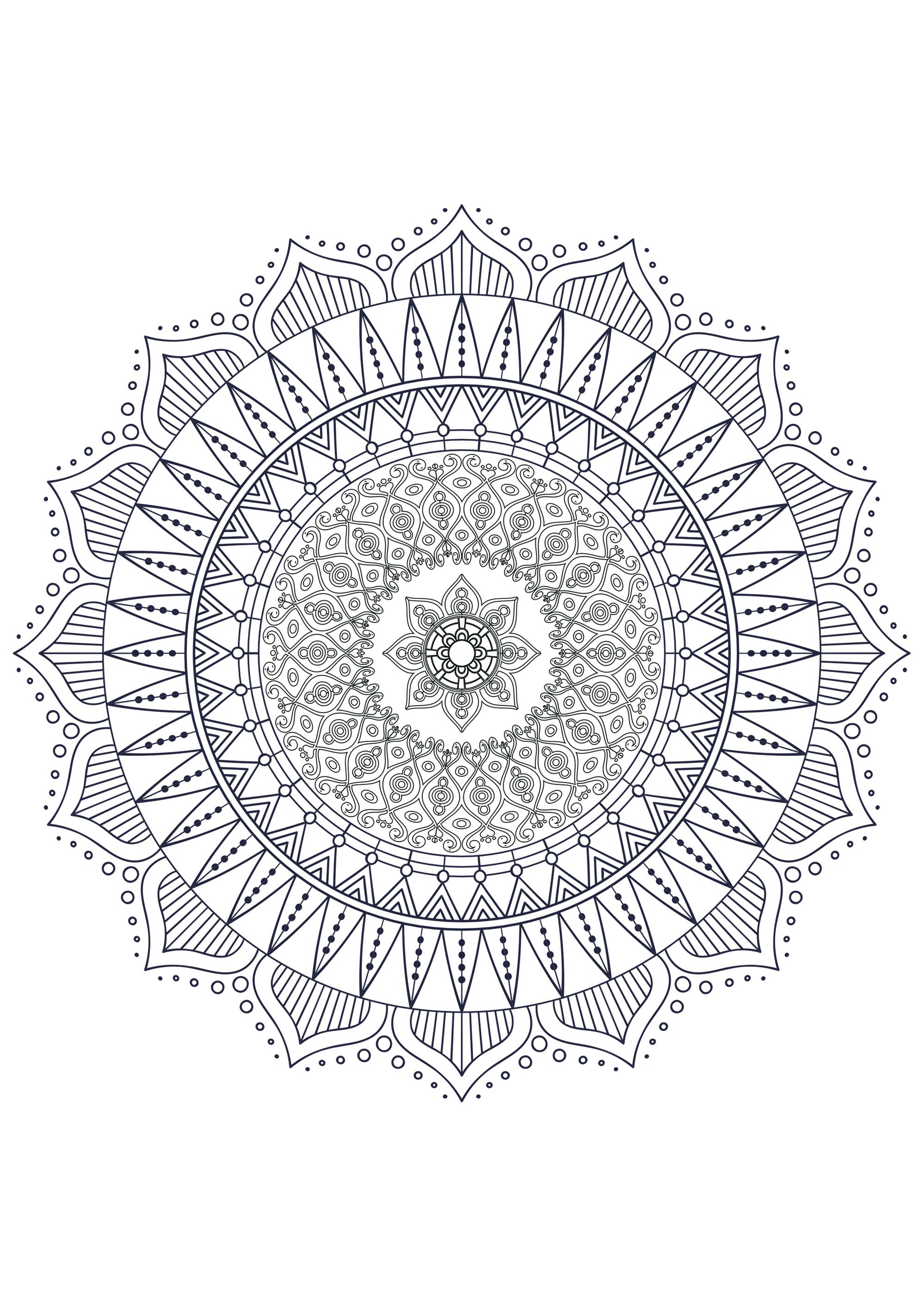 Zen & Anti-Stress Mandala - 7