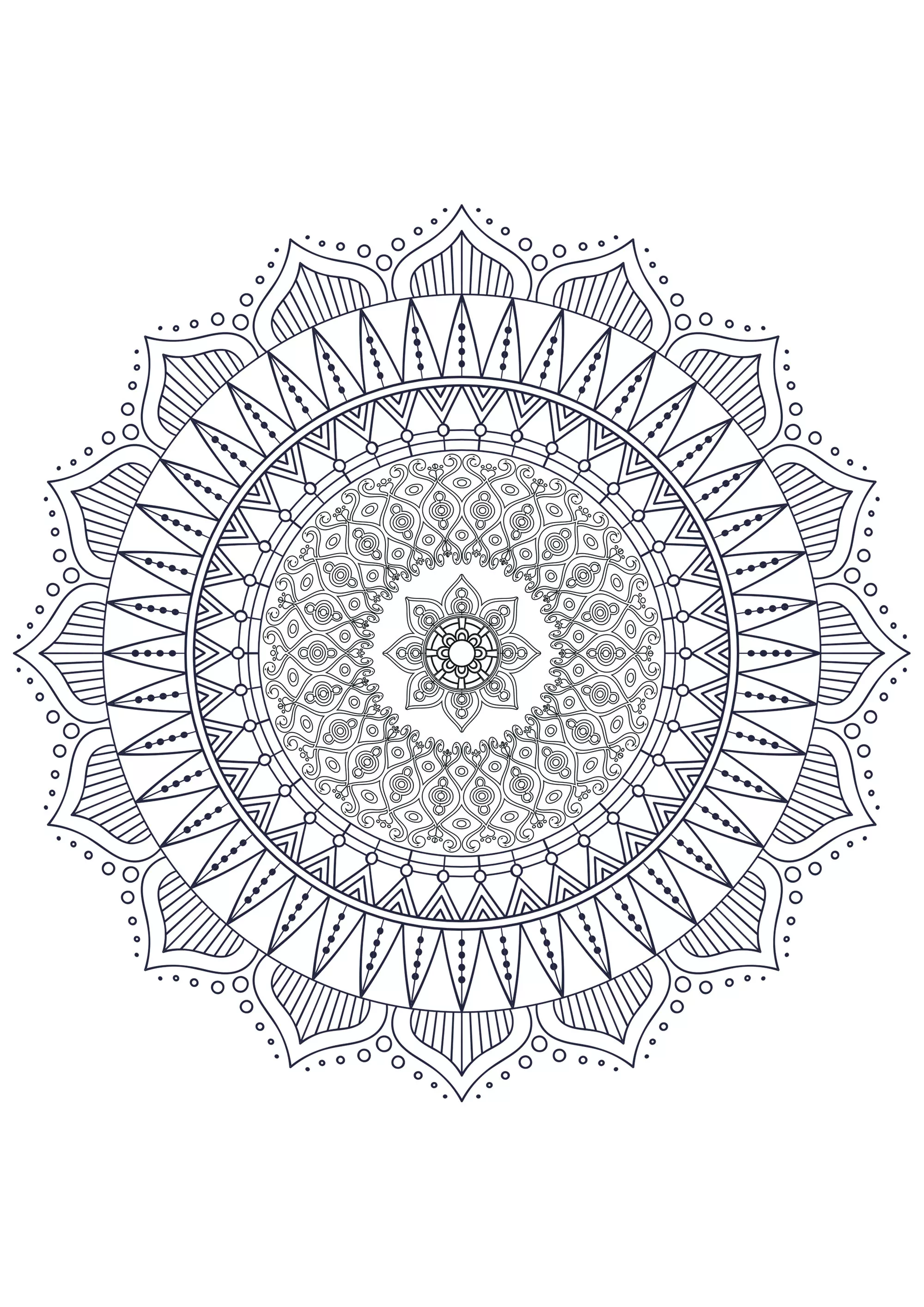 Mandala-zen-antistress-7 (Printable Coloring Page for adults)