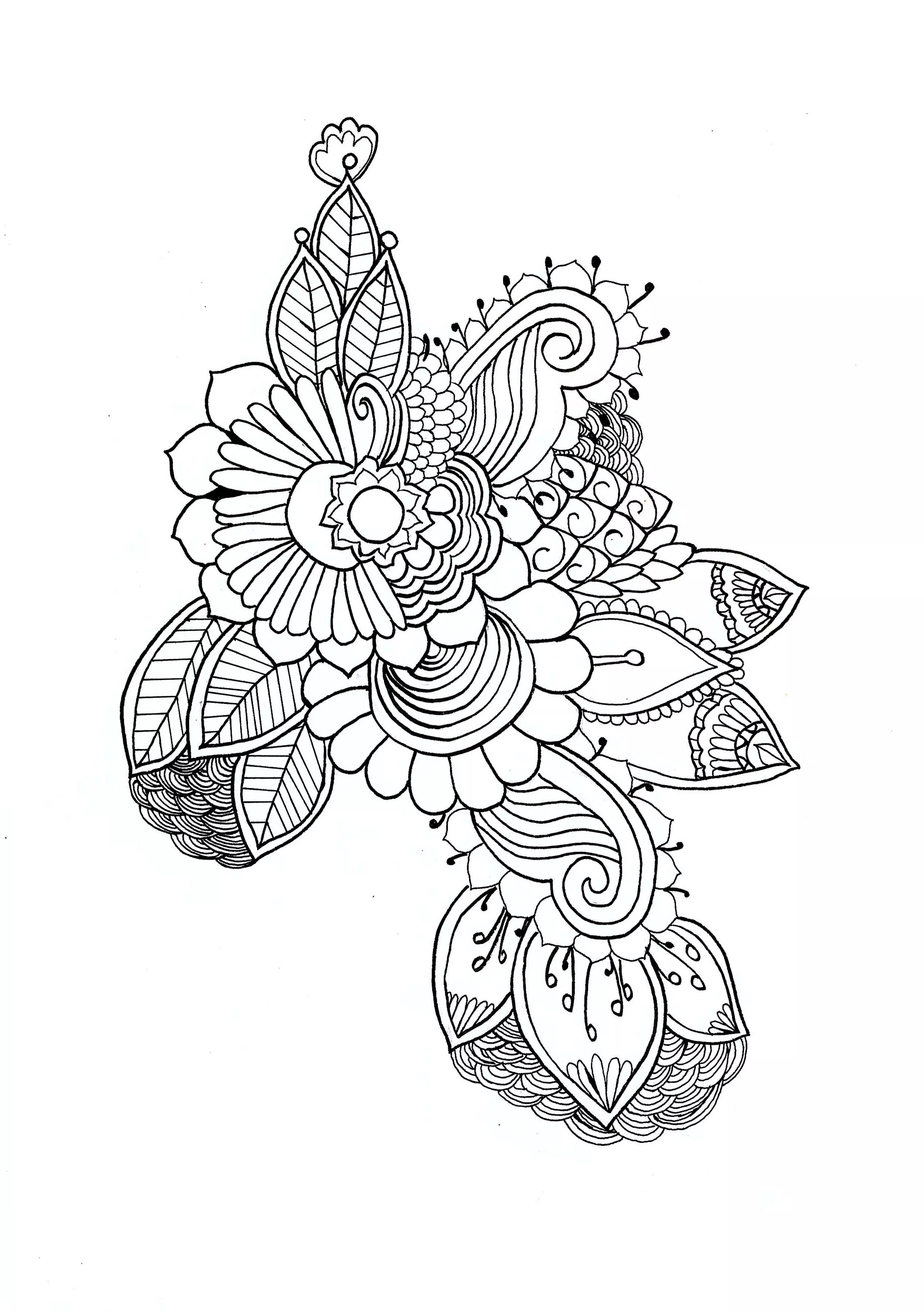 Mandala for chloe (Printable Coloring Page for adults)