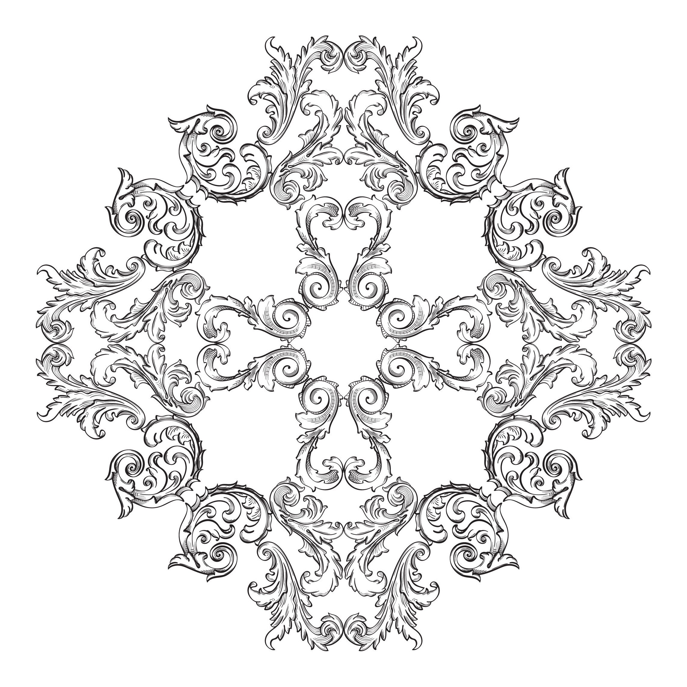 Vintage mandala