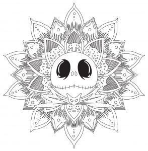 Jack Skellington Mandala