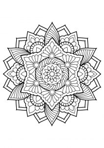 Mandala from free coloring books for adults   18
