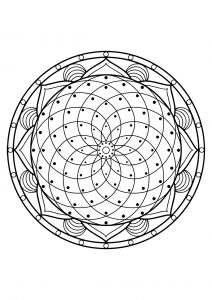 Mandala from free coloring books for adults   20