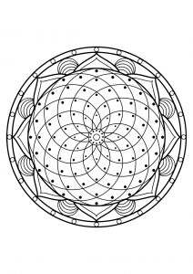 Mandala from free coloring books for adults   20