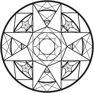 Mandala with Diamonds