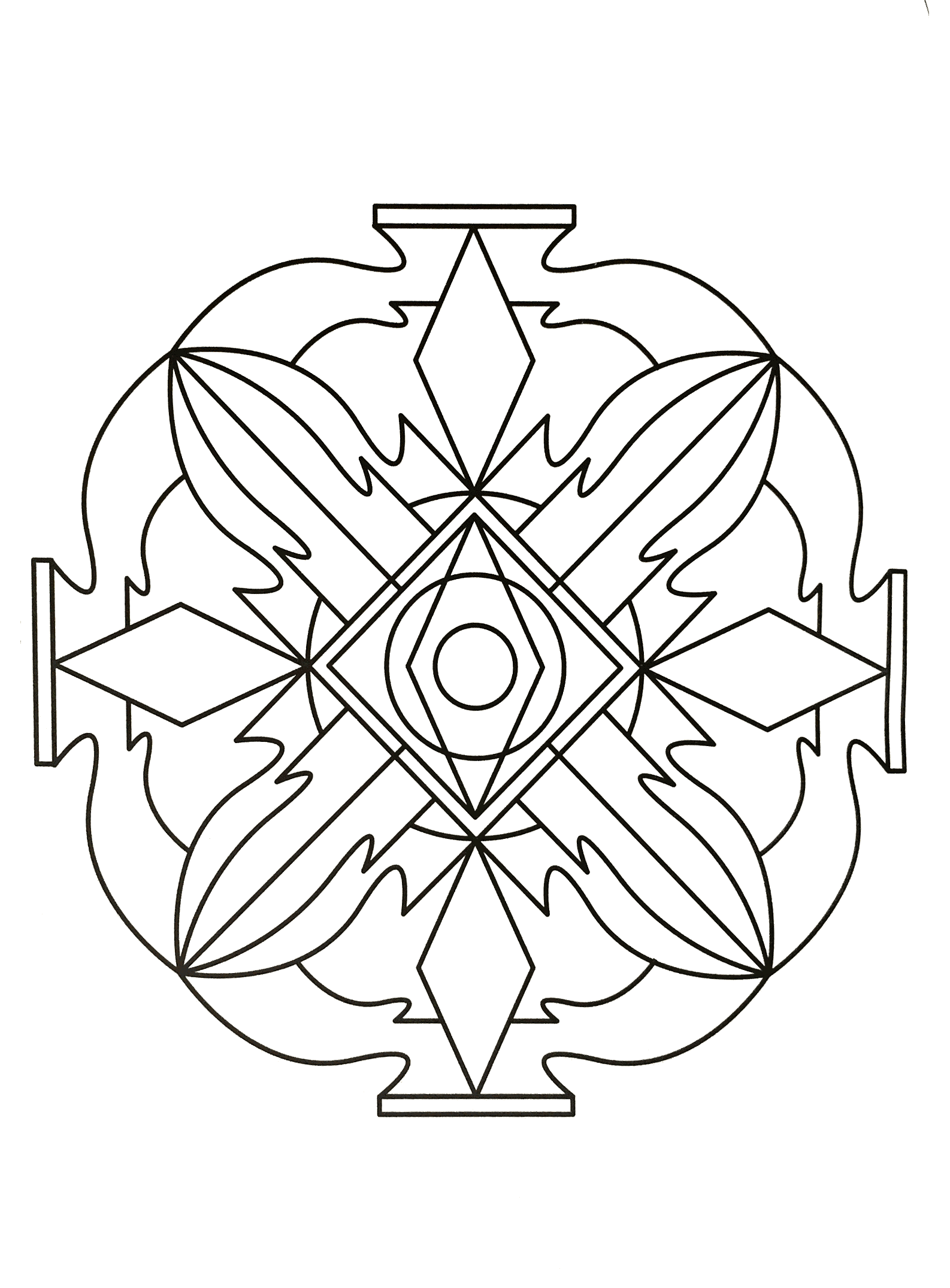 Mandalas to download for free - 6 - Image with : , 