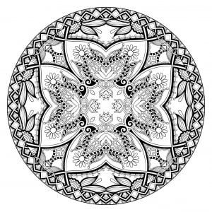 Mandalas to download for free by Lesya Kara-Kotsya (Coloring Page)