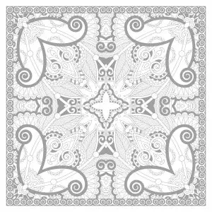 Square mandala by karakotsya 1