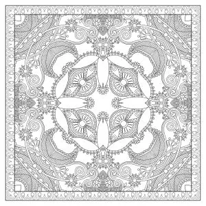 Square mandala by karakotsya 2