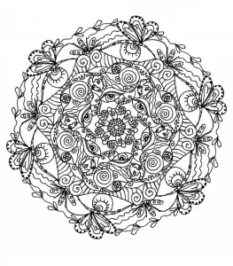 Mandala difficile 5